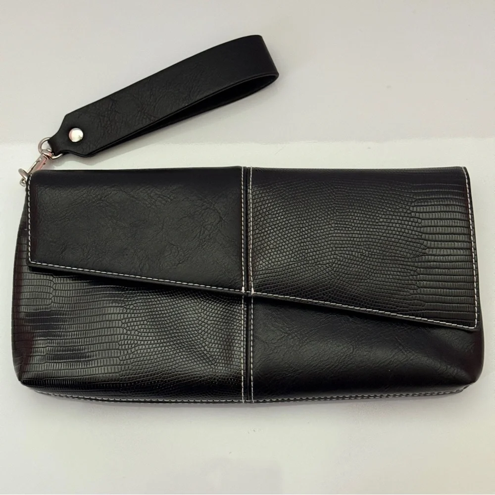 Cato Black Wristlet Bag